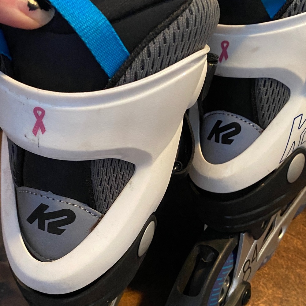 K2 Alexis 84 Pro Women's Inline Skates - Black and Blue (Size 5 women’s) - Picture 4 of 5
